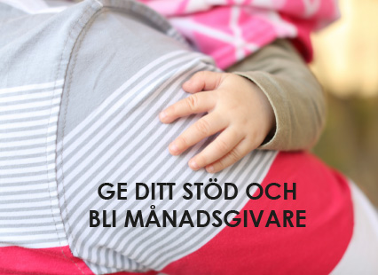 GE DITT STÖD OCH BLI MÅNADSGIVARE