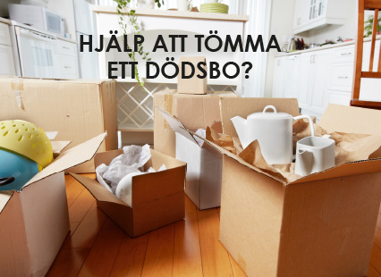 HJÄLP ATT TÖMMA ETT DÖDSBO?